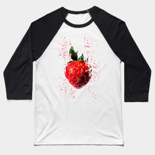 Strawberryy Splash Baseball T-Shirt